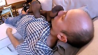 Nylon Soles Smelling Handjob