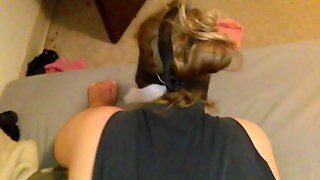 Making Fuck Pig Taste Her Cunt