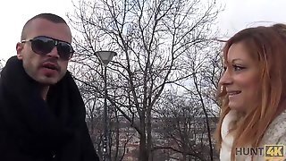 Hunt4k. I Hunted A Smoking Raunchy Chick Next To Her BF