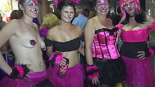 Raunchy Contest Sluts Beer Bottle Pussy Popping