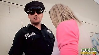Jessa Rhodes Lets Cop Cum In Her Mouth