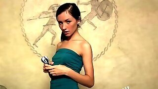 Sasha Plays Darts And Masturbates Alone