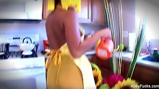 Cartoon Style Abigail Mac Getting Off In The Kitchen