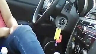 Nylon Feet In Car