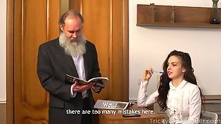 Tricky Old Teacher - Old Teacher With Her Beautiful Milana