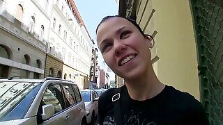 Natural Czech Doll Is Paid Cash To Take A Huge Boner