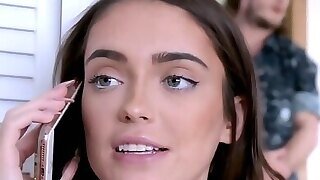 Busty Teen Gets Pussy Creampied