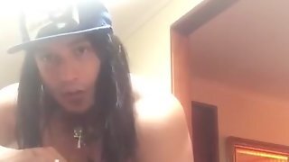 Hairy Korean Woman Shows Vagina