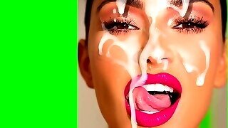 Kim Kardashian Cumshot