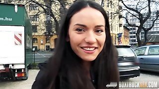 Steamy Nataly Gold Gives A Handjob To A Stranger