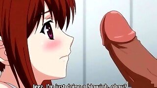 Young Student Doing Blowjob Teaches In The Locker Room