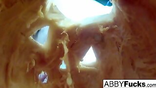 Abigail Mac Carves A Pumpkin Then Plays With Herself