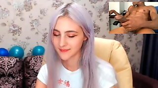 Russia Girl Ann Aka Iforsincerity Helping A Black Man To Cum