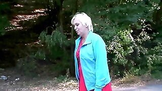Young Dude Doggy-fucks 80 Years Old Granny Roadside