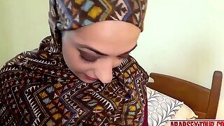Arab Lady Earns Money By Penetrating Her Chief And His Massive Cock