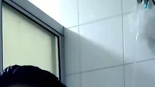 Mexican Girl Spreads Massive Butt Having Shower