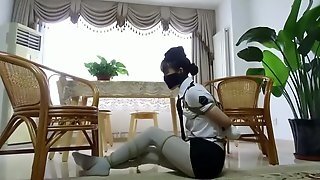 Young Policewoman Get Caught And Tied And Otn Gagged