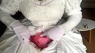 Bride With Bride Cock Dress