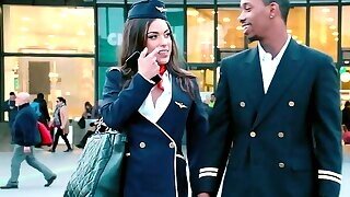 Privateblack - Flight Attendant Anastasia Brokelyn Is Fucked