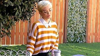 The Sexual Fantasy Of Blonde Busty Skye Blue With Nerd