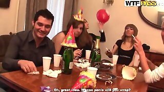 Student Party Continues With Hot Group Sex