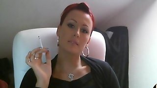Cherie Noir Mistress Smoking Melk Dirty Talk German