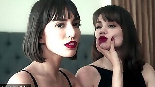 Two Girls Get Whipped And Banged During Kinky 3some