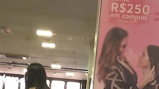 Candid Hot Brazilian Girl Soles At Food Court Pt. 1