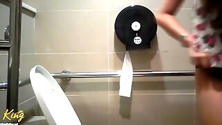 Hidden Cam On Asian Bathroom
