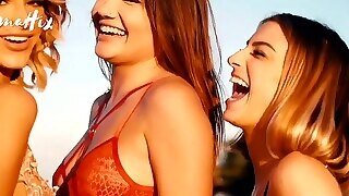 Lezzies In Mexico Resort Emma Hix, Adria Rae, Kristen Scott