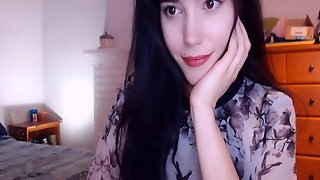 Hot Beautiful Babe Plays Her Sweet Tight Pussy