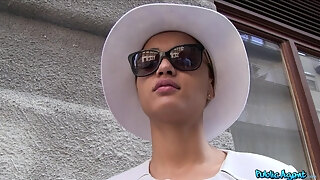 Short Haired African Fashion Model Fucked For Cash 1 - Halona Vog