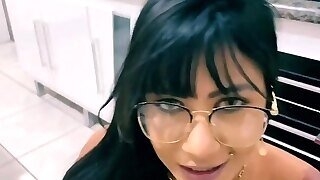 Amanda Souza In Glasses Pov Blowjob Hardcore