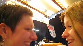 Hot Austrian Babe Fucked And Swallows In A Changeing Room