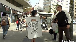 Cheating Spanish Whore Assfuck Made Love In Public