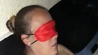 Wife Blindfolded And Fucking Herself