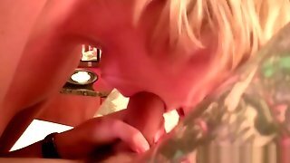 Blonde Spunked In POV