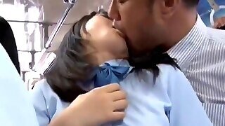 College Girl Screwed In Bus