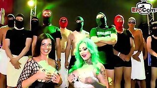 German Cum Sexparty With Creampie And Girl Next Door