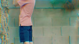 Horny Big Breasted MILF Cherie Deville Getting Popped Outside