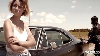Teen Ariel Go West - Beautiful Erotic Masturbation And Lesbian Sex