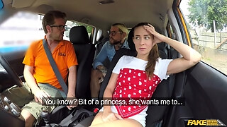 Fake Driving School - Saucy Learners Secretly Hump In Car 1 - Dean Van Damme