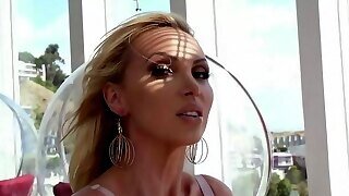 Big Titted Blonde MILF Is Sucking A Fat, Black Meat Stick And Expecting A Good Fuck Session