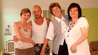 Grandmothers Get Rough Sex From Strong Boy
