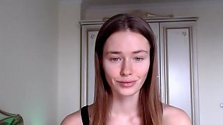 A Teen Takes Off Her Panties So She Can Masturbate