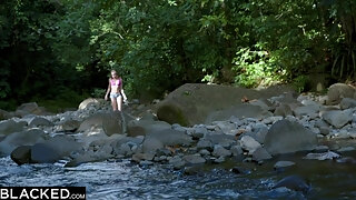 Blacked Petite Blonde Gets Dominated By Two Monster Bbcs - Angel Emily