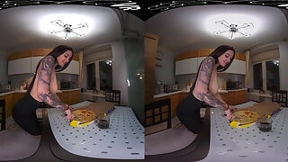 Tattooed Skunk Lessy Q - Pov Vr Solo Porn