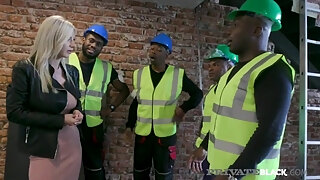Privateblack - Interracial Gangbang! Nathaly Cherie Takes 5 Black Dicks! - Nathaly Cherie
