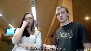 Hunt4k. Rich Guy Meets Poor Couple In Bowling And Fucks Girl Hard