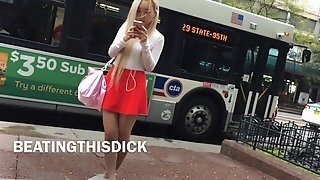 Clueless Young Chinese Upskirt
